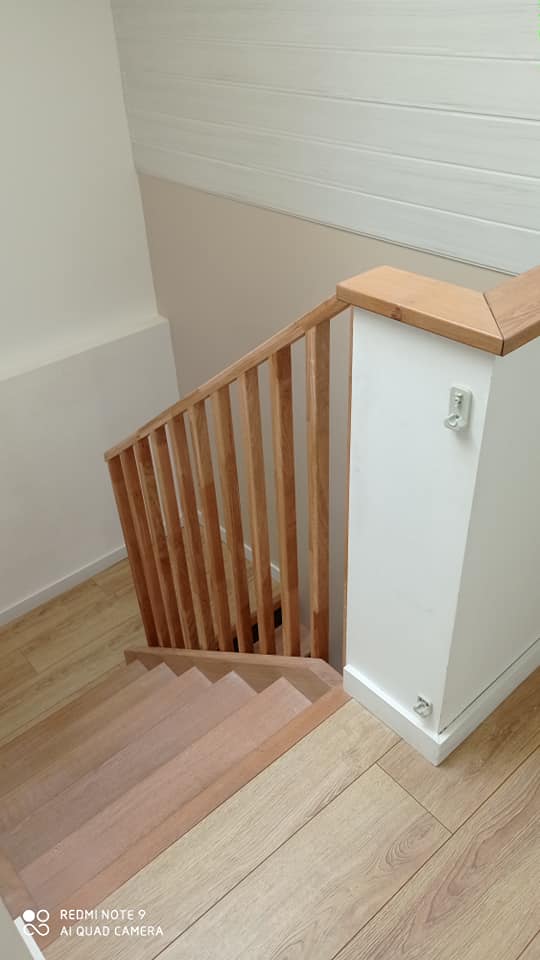 pose d'escalier à Mouchamps 